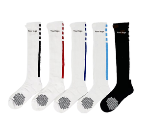 Chaussettes de sport épaisses antidérapantes sur mesure Elite, conception personnalisée, pour basketball, football, en tissu éponge tricoté, avec revers, personnalisables (OEM) - Product Image 1