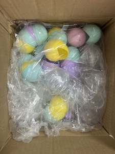 Meilleure vente en gros populaire en plastique surprise 28mm transparent et macaron couleur vide capsule coquille jouet pour distributeur automatique - Product Image 5