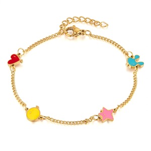 Braccialetti da donna di alta qualità moda stile coreano grado chirurgico in acciaio inox fascino all'ingrosso - Product Image 1