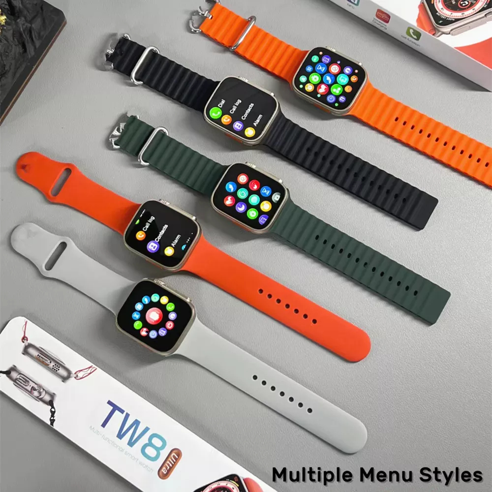 TW8 Ultra 2023 newest Series 8 1.85inch large screen ultra Watch With NFC Watch 8 Ultra IWO Watch 8