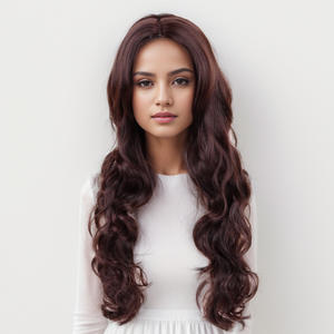 Perruque synthétique à dentelle frontale <span class=keywords><strong>Afro</strong></span> Wave haute température pour femmes européennes et américaines, <span class=keywords><strong>cheveux</strong></span> longs bouclés noirs, densité 150%, transparente, petite - Product Image 4