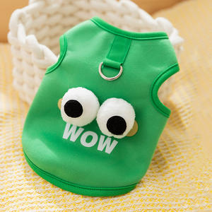 Outono Inverno Gato Camisola Bonito Gato Sem Pelos Trela Do Cão Estilo Clássico Pet Roupas Feitas de Algodão Big-Eyed Adorável - Product Image 6