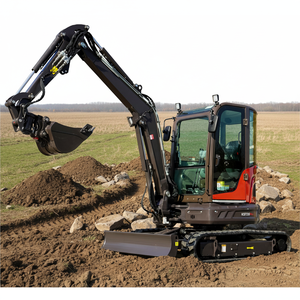 Mini Escavatore Versatile da 3,5 Tonnellate <span class=keywords><strong>con</strong></span> Design Zero Tail, Motore <span class=keywords><strong>con</strong></span> Pompa Idraulica Importata per Posa Cavi Stradali e Drenaggio - Product Image 1