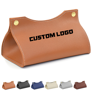 Custom Leather <b>Tissue</b> Cover Elegant and Durable <b>Tissue</b> Box Holder for Home Office and Gifts - Product Image 1