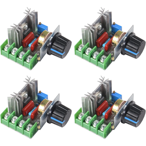 2000W 25A PWM Motor Speed Control Module <b>Dimmer</b> Speed Regulator AC 50-220V Adjustable Voltage Regulator with Speed Control Knob - Product Image 1