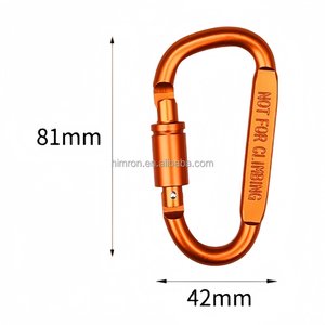 Mini Carabiner <span class=keywords><strong>Clip</strong></span> nhôm mùa xuân <span class=keywords><strong>Snap</strong></span> <span class=keywords><strong>hook</strong></span> Keychain móc cài nhỏ treo khóa cho ba lô cắm trại chai - Product Image 2