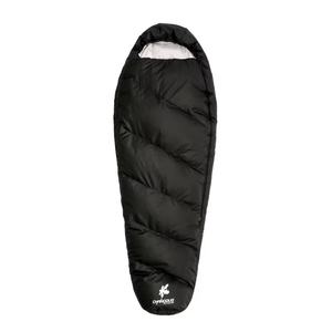 Sac de couchage en duvet d'oie pour adulte, épais, résistant au froid et chaud, pour le camping en plein air en hiver, sac de couchage individuel en soie pour la randonnée - Product Image 1