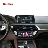 NaviHua Panneau d'écran de climatisation pour voiture Panneau de commande de climatisation à affichage LCD pour BMW G30 X3 X4 Série 5 Série 6