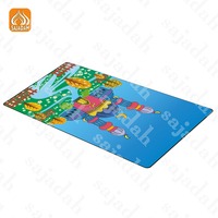Tapis de prière islamique personnalisé SZ12, tapis portable, 15 langues, tapis de prière musulman pour le Hajj, cadeau musulman pour le Ramadan
