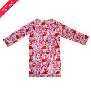 Venta al por mayor de otoño casual de impresión niñas Día de San Valentín cárdigan largo abrigo - Product Image 6