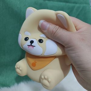 Lampe de nuit en silicone en forme de raton laveur rechargeable, lumière LED douce, lampe de chevet pour bébé, lampe de chambre d'enfant avec minuterie et 2 niveaux de luminosité - Product Image 4