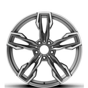 Cerchi in Lega Neri Asimmetrici Jy da 19 20 21 Pollici Compatibili con <span class=keywords><strong>BMW</strong></span> X5 X5M <span class=keywords><strong>E53</strong></span> E70 F15 X6 X6M E71 F16 X7 X1 X3 - Product Image 4