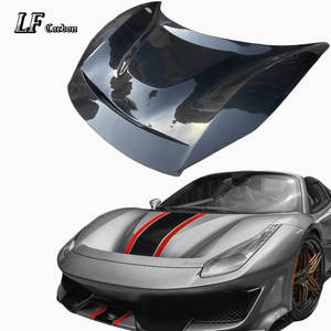 Capot moteur en fibre de carbone Offre Spéciale pour capot de capot de style <span class=keywords><strong>Ferrari</strong></span> 2015 2020 PSA 488 - Product Image 1