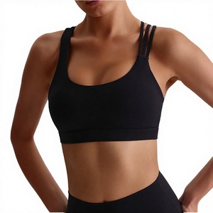 Sujetador Deportivo Personalizado para Mujer, de Alta Calidad, Sublimado, con Soporte Frontal Alto, de Secado Rápido, Transpirable, de Spandex/Nylon, al por Mayor - Product Image 2