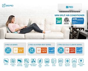 Climatiseur Inverter certifié Energy <span class=keywords><strong>Star</strong></span> OEM/ODM 120V, système split 12000 Btu - Product Image 2