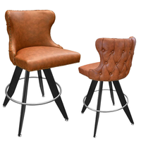 Tabouret de Casino professionnel de haute qualité chaise en cuir noir moderne pour Machines à sous salle de Poker pour salon à la maison ou centre commercial