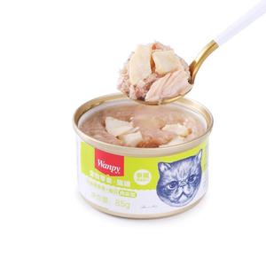 O alimento molhado enlatado superior enlatado Wanpy do alimento 85g do gato grosso produto de Tailândia - Product Image 5