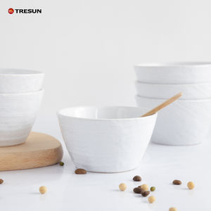 Fabricante Cuenco de cerámica Restaurante Productos populares Cuencos modernos ecológicos con cuencos de frutas de ensalada blanca - Product Image 1