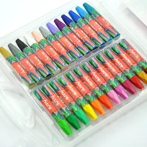 阳光36色儿童绘画蜡笔水粉笔什锦彩色油粉笔套装学习