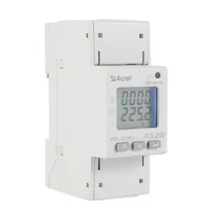 Acrel ADL200 monophasé double tarif compteur compteur électrique din rs485 1 phase 3 fils 240 volt din compteur d'énergie avec MID