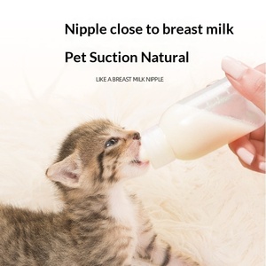 Biberón para Mascotas de 60 ml con Tetina de Silicona para Perros, Gatos, Gatitos y Cachorros, Alimentación con Leche en Polvo de Cabra, Venta al por Mayor - Product Image 3
