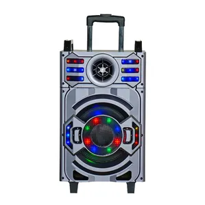 Nieuwe Model Party Speaker Super Bass Hot Verkopen 8 Inch Draadloze Radio Draagbare Trolley Speaker