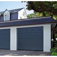 Porte de garage à enroulement en aluminium haute sécurité, type rideau, résistante au vent, avec télécommande automatique pour maison, garage et parking.