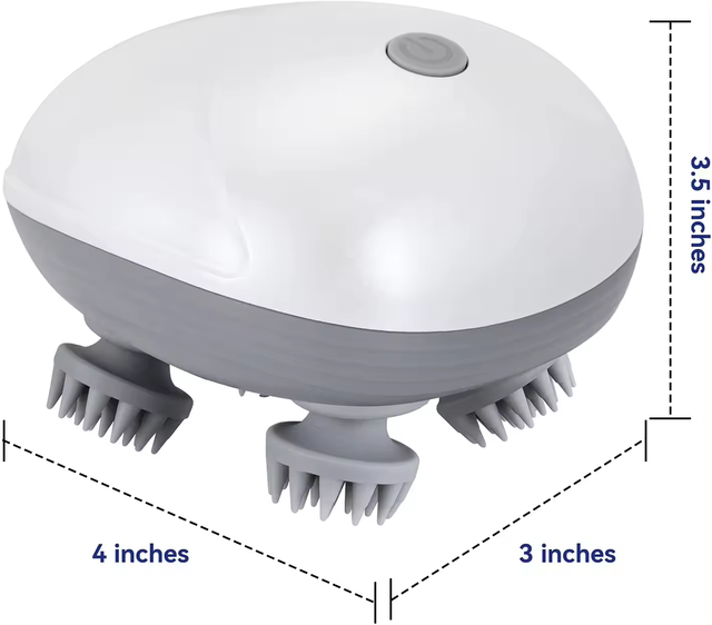 Hot Selling Home Use Portable 24 Kneading Nodes Electric Head Massager for Hair Growth Relieve Head Fatigue Massager