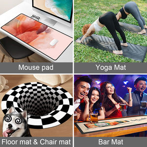 <span class=keywords><strong>Tapis</strong></span> <span class=keywords><strong>de</strong></span> souris en caoutchouc naturel, pour jeu, Bar, Yoga, impression par Sublimation, blanc, matériau écologique, en rouleau - Product Image 2