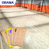 Terrains de basketball intérieurs en PVC souple synthétique, écologiques, durables, imperméables, à longueur personnalisable, adaptés au bricolage