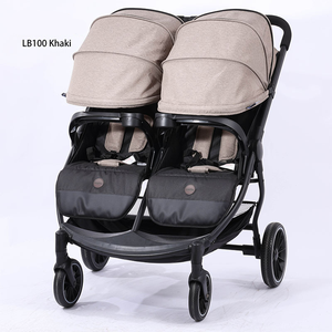Purorigin 2026 Latest Design Lightweight Metal Twin Baby Stroller Double Baby Wheel Carrier with <strong>Easy</strong> <strong>Folding</strong> for Travel <strong>Pram</strong> - Product Image 3