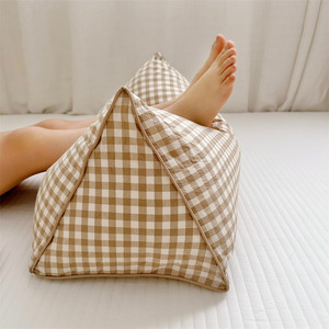 Coussin de soutien lombaire simple et frais en coton pour chevet, canapé, chambre, bureau, ou comme pare-chocs de lit bébé, avec rembourrage en polyester - Product Image 5