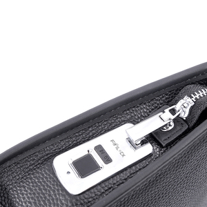 Borsa Clutch Unisex con Serratura a Impronta Digitale e Cerniera in <span class=keywords><strong>Vera</strong></span> <span class=keywords><strong>Pelle</strong></span> per Uso Ufficio e Business - Product Image 5