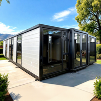 Maison conteneur préfabriquée extensible de 20 pieds avec garantie de 3 ans, 3, 4 ou 5 chambres, étanche et pliable, idéale pour l'immobilier Airbnb