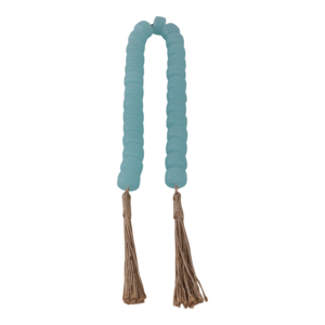 Ghirlanda di Perline con Nappe in Juta per Decorazione Domestica, Moderno Ornamento da Parete per Bagno, Ufficio, Soggiorno - Product Image 3