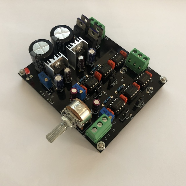 Highfly 315mV DC-600kHz Amp Board Pcb HIFI Pre-tone Circuit Board Audio Amplifier Boards
