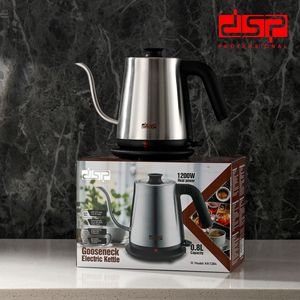 Hervidor eléctrico DSP Gooseneck de acero inoxidable de 1.2L con apagado automático para preparar café - Product Image 4