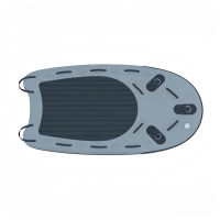 Planche de sauvetage gonflable robuste pour jet ski et surf, en PVC, pour la mer