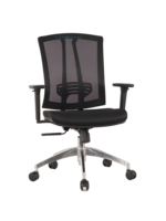 Chaise de bureau ergonomique au design contemporain à prix d'usine avec ascenseur Chaise d'ordinateur en maille de cuir synthétique