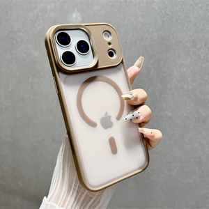 เคสโทรศัพท์กันกระแทกแม่เหล็กสุดหรู พร้อมเลนส์ป้องกันกล้อง สำหรับ iPhone 12 13 14 15 16 17 Pro air เคสแม่เหล็กกันกระแทก - Product Image 5