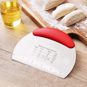 Grattoir à pâtisserie ergonomique en silicone rapide et facile avec poignée antidérapante en acier inoxydable - Product Image 3