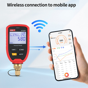 เกจสุญญากาศไร้สาย UT336V UNI-T เครื่องวัดความเย็นดิจิตอล1-19000ไมครอน L62เครื่องมือสำหรับการเชื่อมต่อแอปมือถือ - Product Image 6