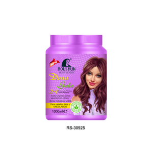 ROUSHUN Dona <span class=keywords><strong>Gala</strong></span> 2 en 1 Crema Capilar Sin Sulfatos Mezcla de Aceites Vegetales Hidratante Brillo Anti-Frizz Para Cabello Liso y Ondulado 1000ml - Product Image 2