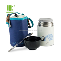 Thermos alimentaire unique de 20 oz (600 ml) pour groupe, avec cuillère, prêt à être expédié, récipient alimentaire