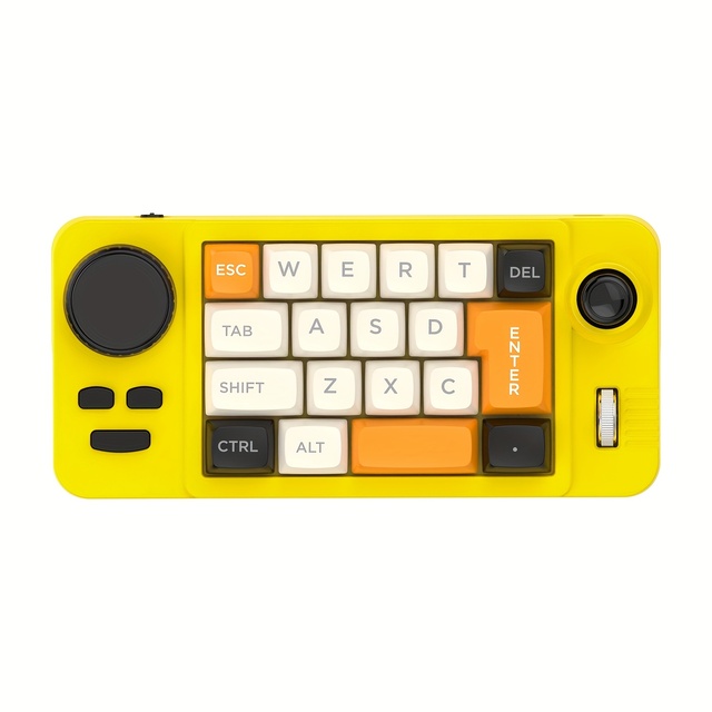 Wired Connection Gaming Mechanical Keyboard with Joystick Controller for Desktop Use