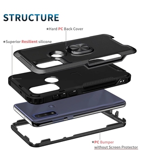 3 in 1 Hybrid <strong>Phone</strong> <strong>Cases</strong> Holder Ring Shockproof <strong>Phone</strong> <strong>Case</strong> for Motorola Moto G Pure Power 2022 Back Cover Protection <strong>Cell</strong> <strong>Phone</strong> - Product Image 5