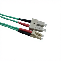 Kabel Serat Optik Multimode COMTON OM3 50um Berlapis Baja Stainless Steel LC UPC ke SC UPC dengan Jaket LSZH/PVC Bersertifikasi ROHS/REACH