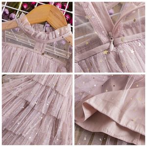 Vente directe d'usine Nouvelle robe d'été unie pour filles <span class=keywords><strong>Jupe</strong></span> de fée <span class=keywords><strong>Jupe</strong></span> en tulle à paillettes étoiles <span class=keywords><strong>Jupe</strong></span> tutu pour enfants Robe de princesse - Product Image 2