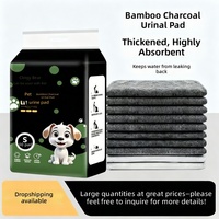 Grandes coussinets absorbants jetables pour animaux de compagnie, technologie SAPPE au charbon de bambou, désodorisants, épaissis, anti-odeurs, pour l'apprentissage de la propreté