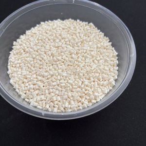 Granulés de plastique bruts de résistance à haute impression de particules de résine ABS vierge blanche brute Granulés d'ABS blancs recyclés pour pièces électriques - Product Image 1